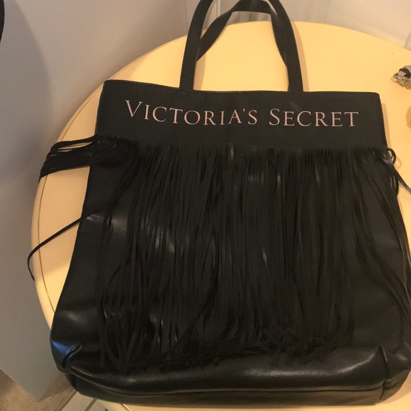 Victoria’s Secret black fringe tote - Picture 8 of 8